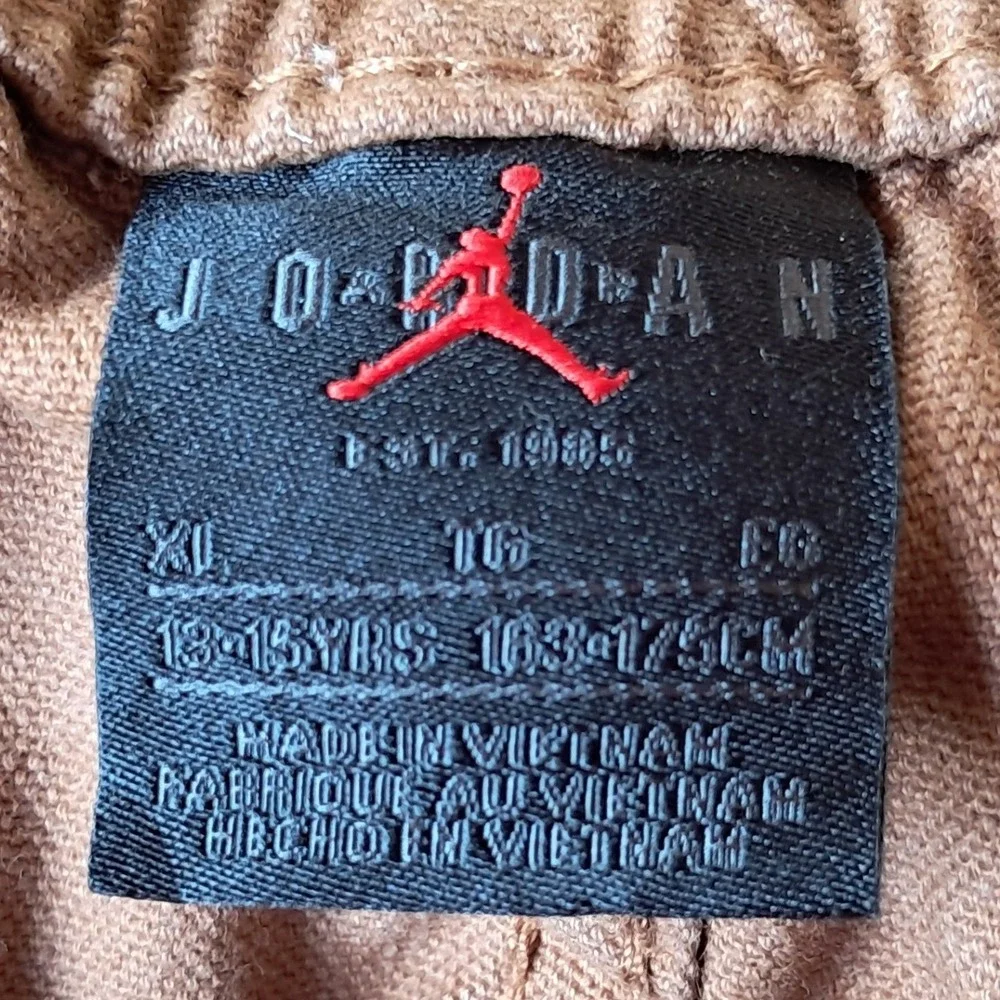 Jordan NWT Boys Cargo‎ Pants XL 13-15 Archaeo Brown Nike Streetwear